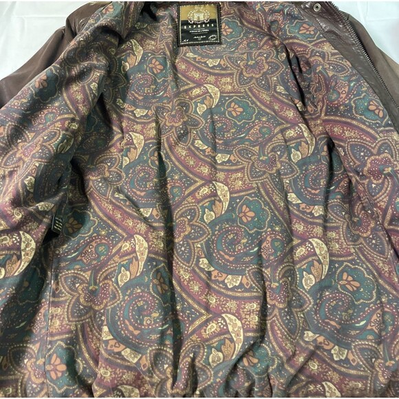 100% lambskin leather jacket women With Hood Vintage Super Soft Small - Picture 12 of 16